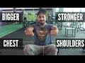 Chest exercises for stronger & bigger shoulders