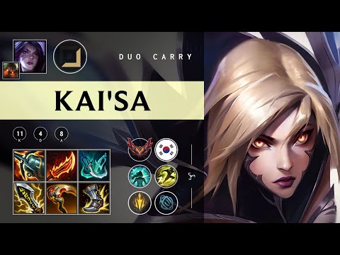 Kai'Sa ADC vs Cassiopeia - KR Grandmaster Patch 25.24