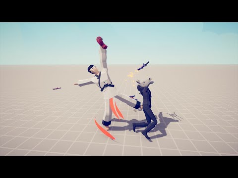 BRO TAEKWONDO CHAMPION vs SCP UNITS - TABS - Totally Accurate Battle Simulator