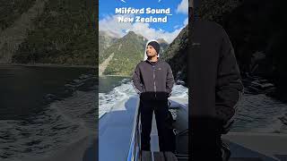 Milford Sound Cruise 🚢, NEWZEALAND 🇳🇿 #travel #viral #trendingshorts #shortsfeed #youtubeshorts
