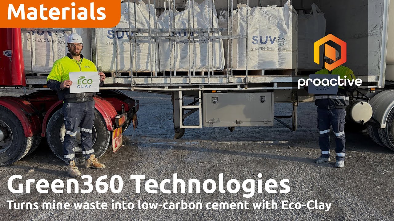 Green360 unveils Eco-Clay to cut cement emissions