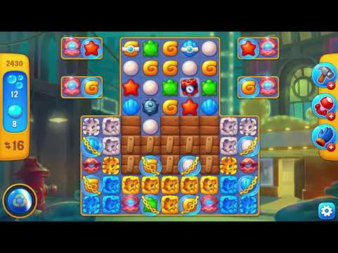 Fishdom Level 2430 in 17 moves