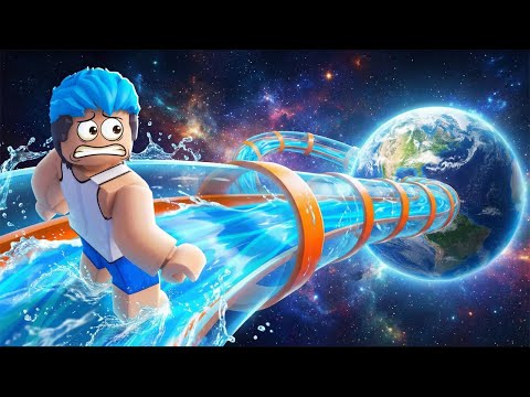 WATER SLIDE NG KATATAWANAN | Roblox | Build a Water Slide