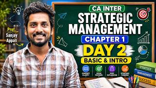 Strategic Management | Inter CA | Day 2 | Sanjay Appan | BB Virtuals