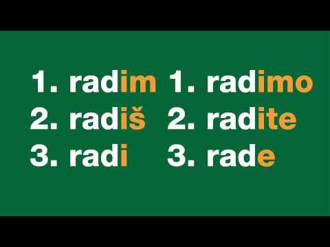 Learn Croatian - Present tense verbs #2