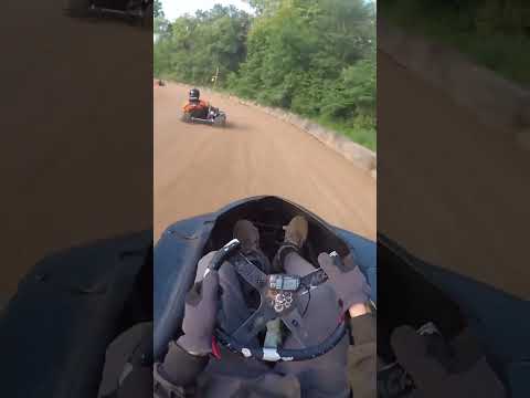 Dirt Track Go Kart Crash #shorts #racing #automobile