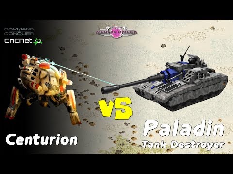 Red Alert 2 | Mental Omega - Paladin Tank Destroyer Challenge Vs All tanks