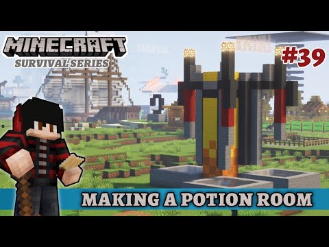 CrAZy Boy Gaming - MAKING A POTION ROOM IN GIANT BREWING STAND | MINECRAFT SURVIVAL #39(HINDI)