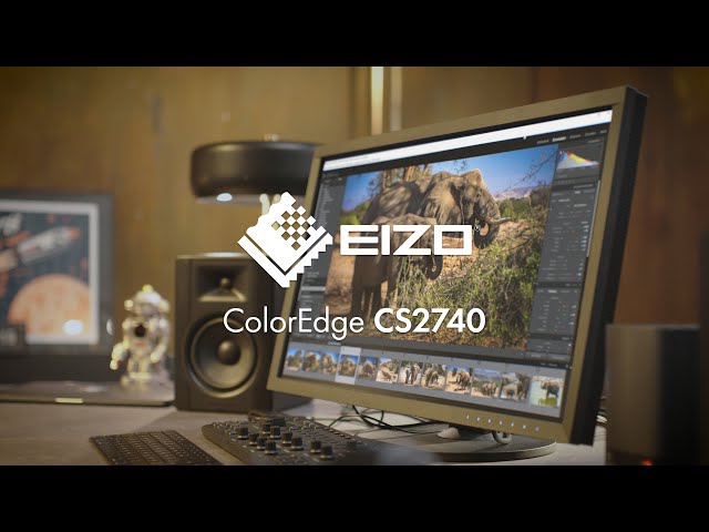 Video Teaser für EIZO ColorEdge CS2740: 27" Wide Gamut Monitor mit 4K-UHD-Auflösung und USB-C