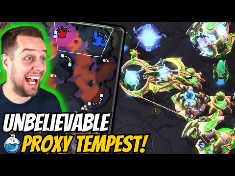 I played the GREATEST Proxy Tempest EVER! | Sentry Tempest to Grandmaster #14 StarCraft 2