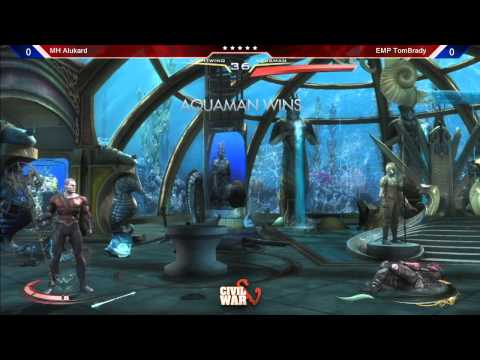 Injustice: Gods Among Us @ Civil War 5 - EMP Tom Brady vs MH Alukard