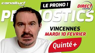 emission video des courses turf pmu du Mardi 10 février 2026