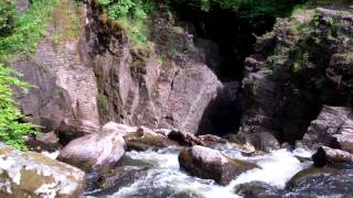 preview picture of video 'June View Ossian's Hall River Braan By Dunkeld Highland Perthshire Scotland'