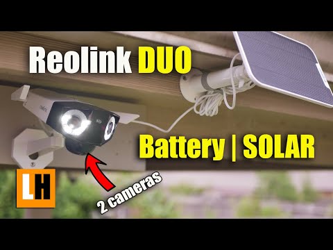 Reolink Duo Battery Solar - Features, Unboxing, Install, Testing - Detection Issue?