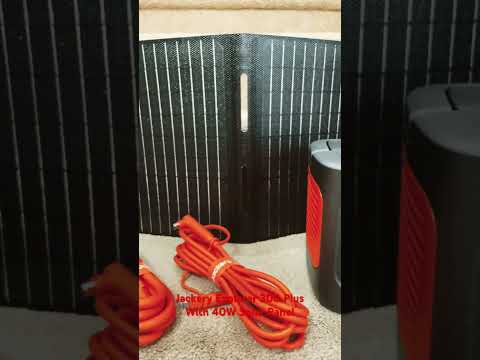 Jackery Explorer 300 Plus with 40W Solar Panel