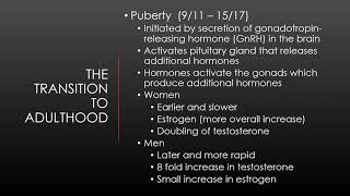Module 3 Part 1   Physical Development   Lifespan Development Recording