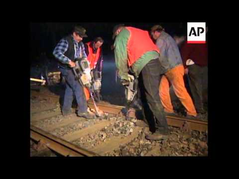 GERMANY: TRAIN CARRYING NUCLEAR WASTE REACHES DESTINATION