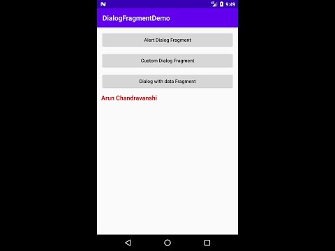 Android working with DialogFragment