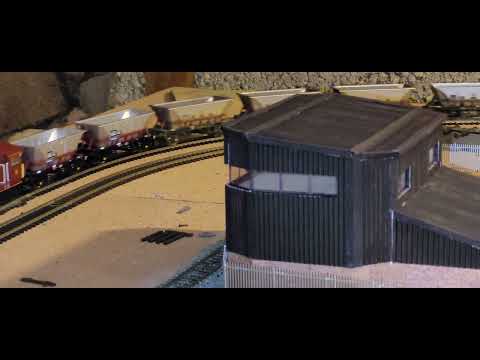 Control box/Signal box and little running. class 58s and class 60