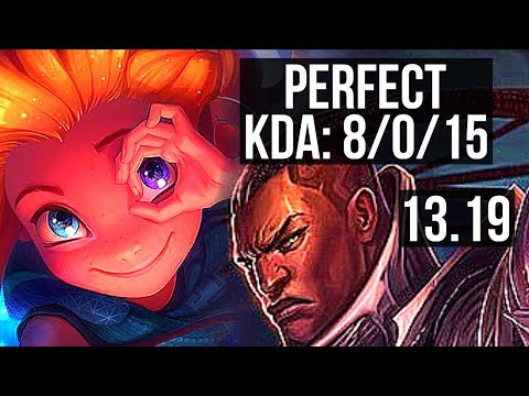 ZOE vs LUCIAN (MID) | 8/0/15, 2.6M mastery, 1000+ games, Rank 9 Zoe | KR Challenger | 13.19