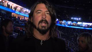 Foo Fighters Backstage at the 2012 DNC