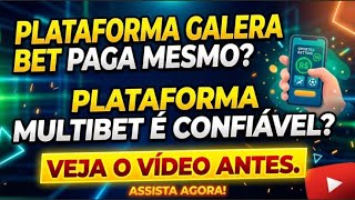 PLATAFORMA GALERA BET É CONFIÁVEL? PLATAFORMA GALERA BET PAGANDO AGORA ? 