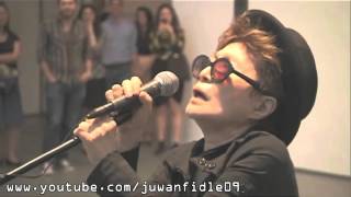 Yoko Ono sings a brutal death metal tune