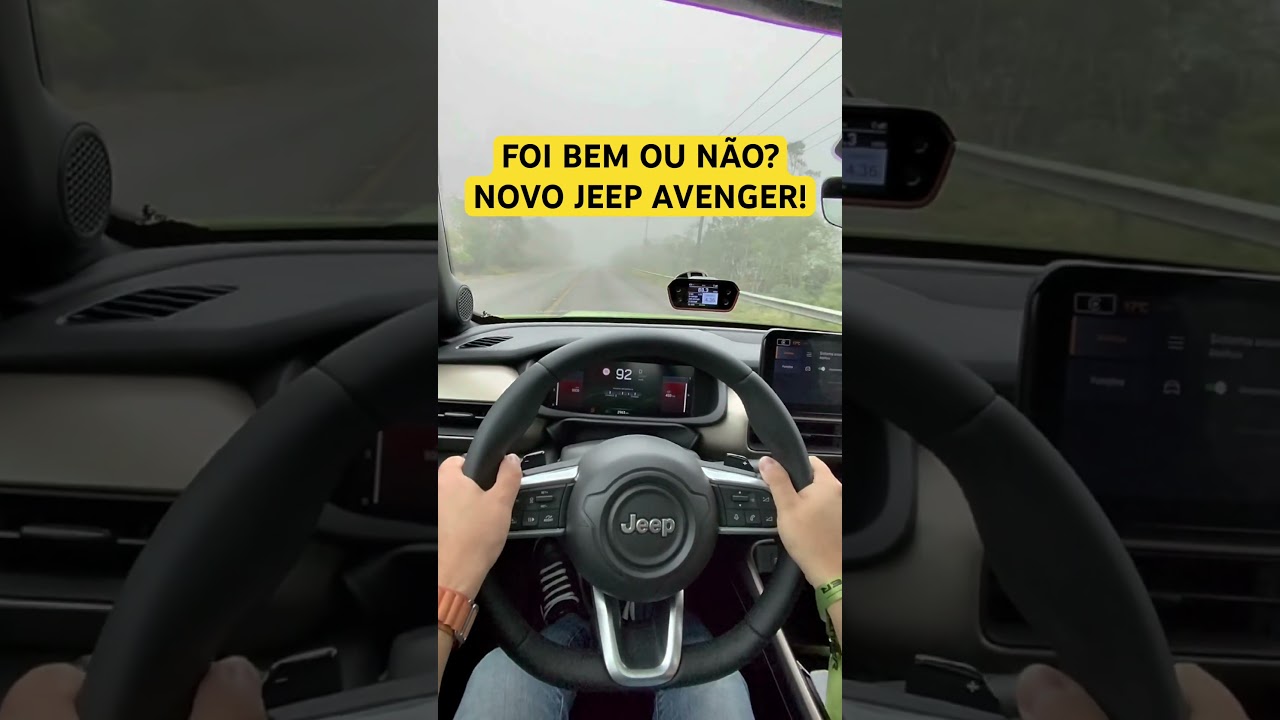 VOCÊ NÃO ESPERAVA POR ESSA! NOVO JEEP AVENGER!