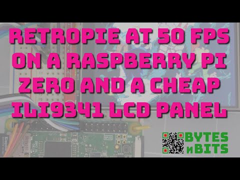 RetroPie on a Raspberry Pi Zero at 50FPS on an SPI LCD Screen With ILI9341 Driver