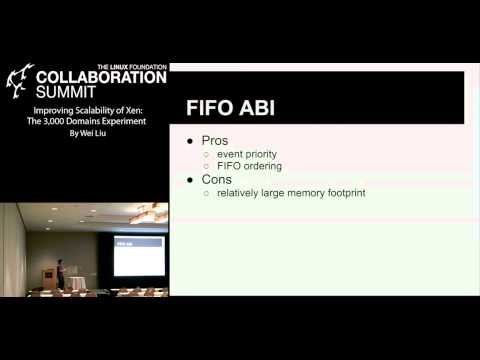 Collaboration Summit 2013 - Improving Scalability of Xen