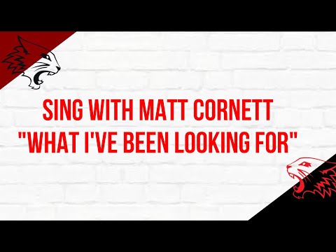 Sing with Matt Cornett "What I've Been Looking For" (From HSMTMTS Season 1)