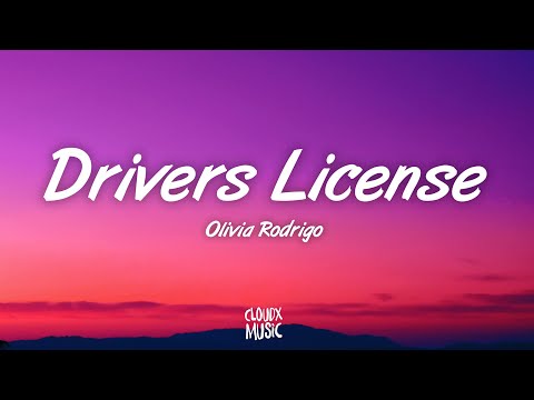 Olivia Rodrigo – drivers license (Lyrics Video)