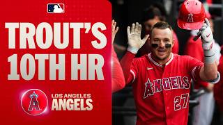 Mike Trout launches his 10th home run of the season for the Angels! ???? | MLB Highlights