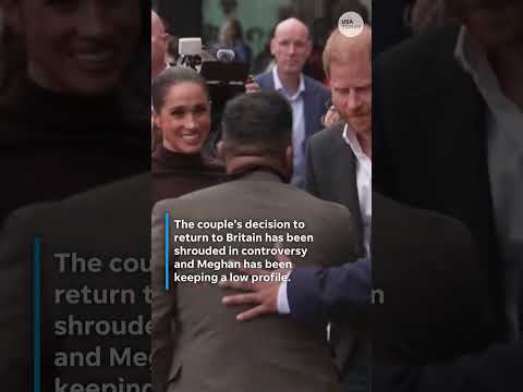 Harry and Meghan make first joint appearance since returning to UK