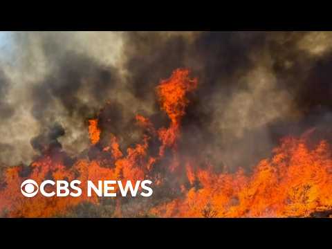 Wildfires rage in Canada and western U.S.