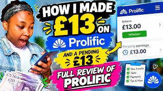 I Made Money Doing Simple Tasks on Prolific (Real Proof) Best Side hustle 2026