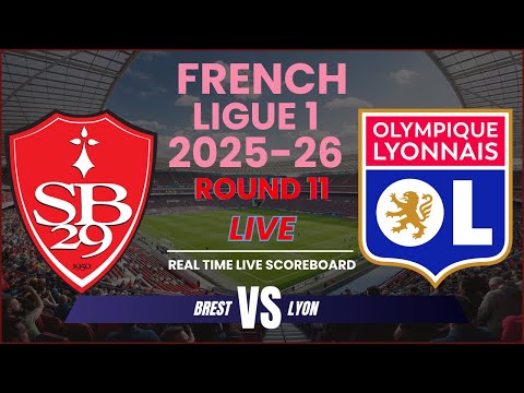 Brest vs Lyon Live Scores | 2025-26 French Ligue 1 - Round 11