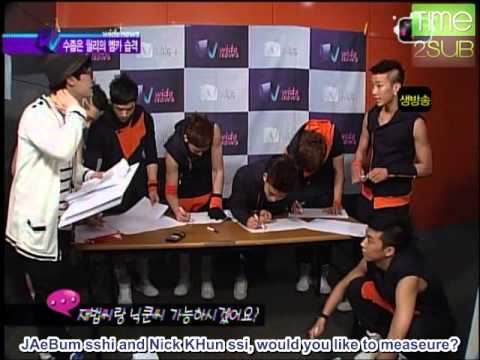 [TIME2SUB] 090427 Wide News 2AM & 2PM - Spelling Test (eng subs)