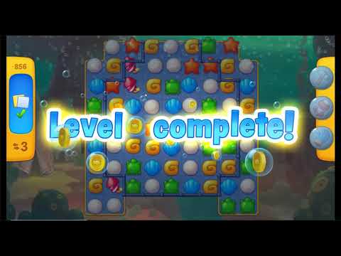 Fishdom Hard Level 856 Completed