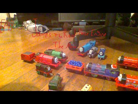 Thomas Track master push along Take N play Episode 19: James The Red Nosed Engine Part 1