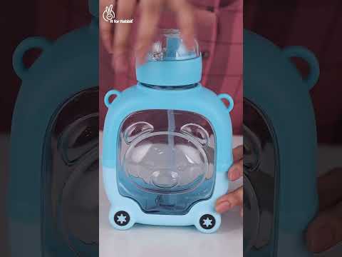 Tritan Baloo Baby Straw Sipper Bottle BPA Free Tritan Material With Silicone Straw