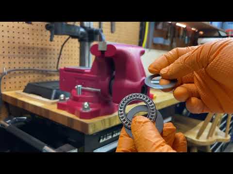 Harbor Freight Doyle 6" bench vise thrust bearing mod