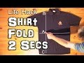 How to Fold a Shirt in Under 2 Seconds