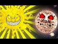 Scary Sun vs Lunar Moon in Minecraft Battle !!! Planet Apocalypse in Minecraft !!!