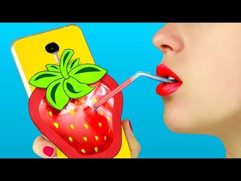 8 DIY Edible Phone Cases / Edible Pranks Video