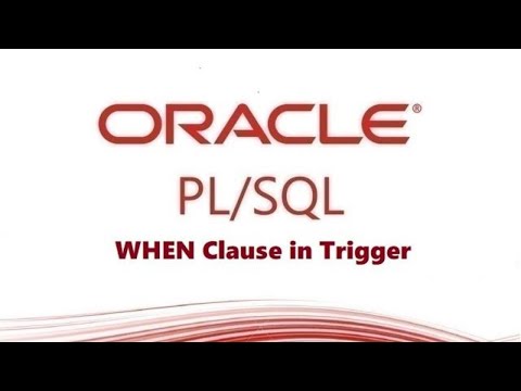 Plsql Tutorial Pl Sql Row Level Trigger When Clause In Oracle Database