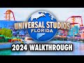 Universal Studios Florida 2024 Walkthrough Universal Orlando Resort Tour 4K