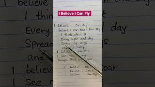 I believe i can fly-Ronan Keating #songlyrics #ronankeating
