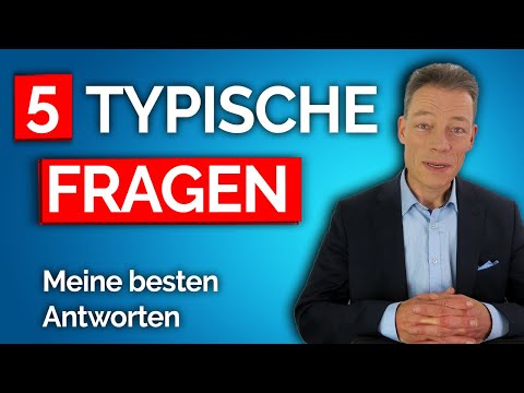 Job interview: 5 frequently asked questions, answers from a professional (example dialogue)