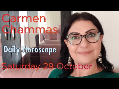 Daily Horoscope Saturday 29 October 2022